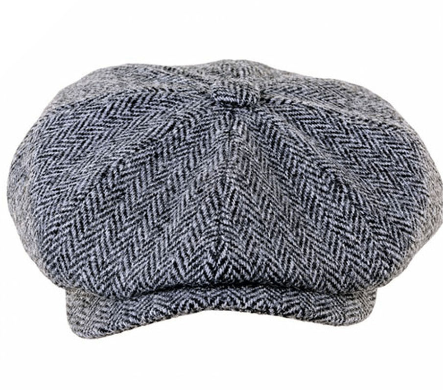 Scottie Harris Tweed Newsboy Cap