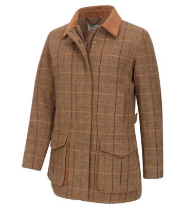Hoggs of Fife Eden Technical Tweed Field Coat for women