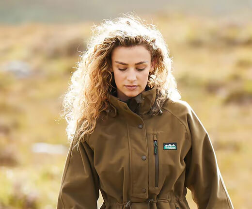 Farmer wearing the Ridgeline Ladies Monsoon Jacket