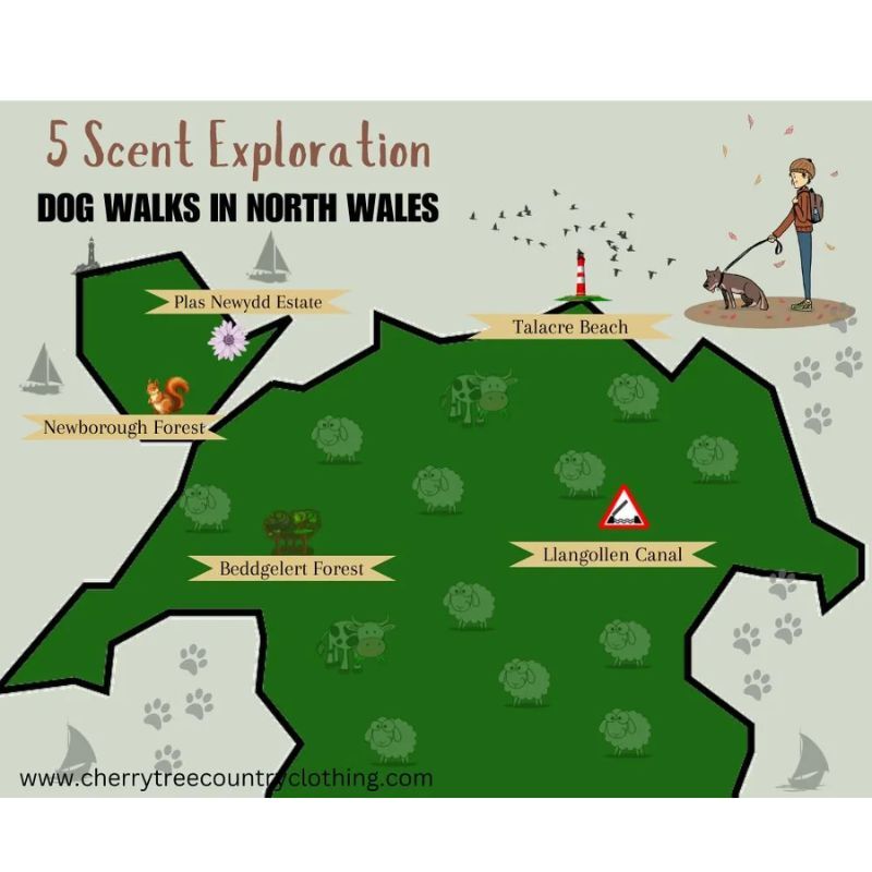 Scent Exploration Dog Walking Map