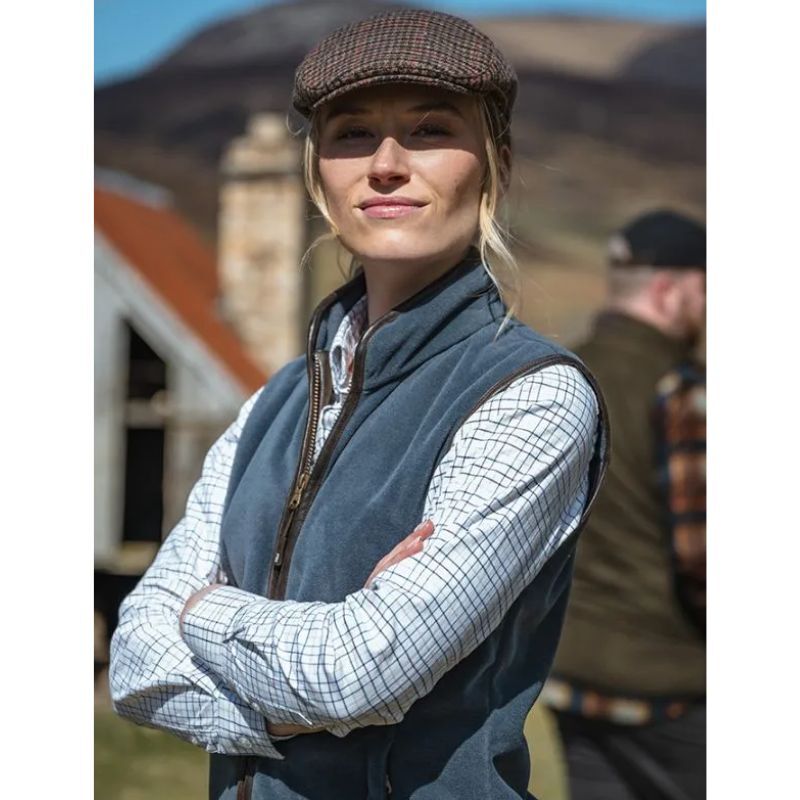 Farmer wearing Hoggs of Fife Stenton fleece gilet